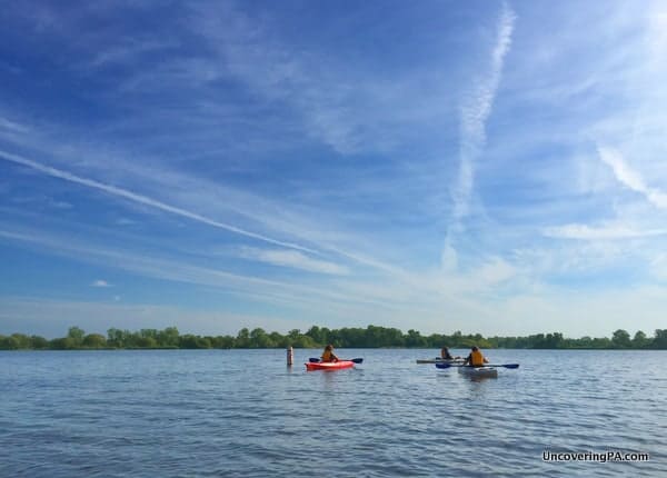 Kayaking Presque Isle State Park