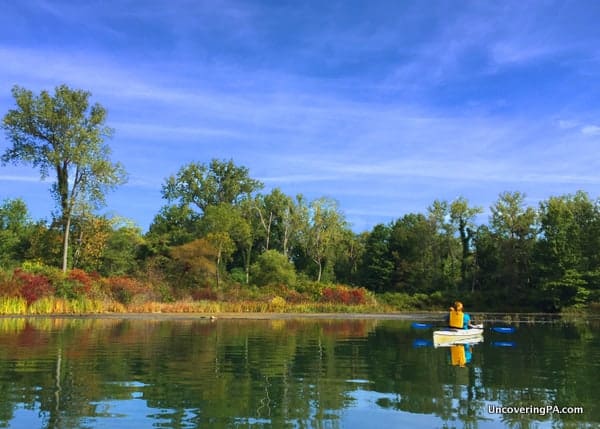 Kayking on Presque Isle State Park