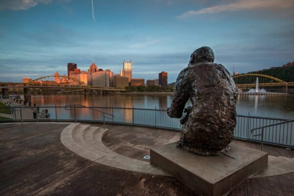 The Mister Rogers Statue is a great spot for kids to visit in Pittsburgh