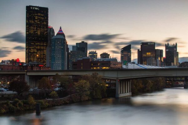 Where to see sunset in Pittsburgh: 16th Street Bridge
