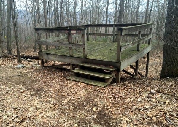 Platform in Fort Hunter Conservancy, Harrisburg, Pennsylvania