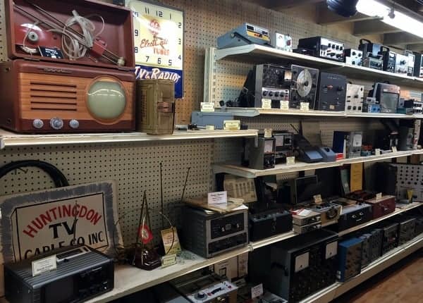 Radios at the Isett Heritage Museum, Huntingdon PA