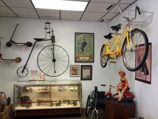 Harlansburg Station Museum bicycles