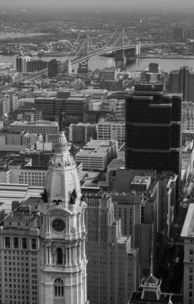 View of Philadelphia from One Liberty Observation Deck