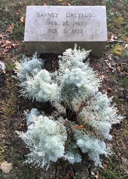 Barney Dreyfuss' Grave, Baseball Hall of Famer, near Pittsburgh, Pennsylvania