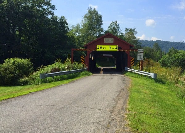 Visiting Buttonwood Covered Bridge in Lycoming County, PA