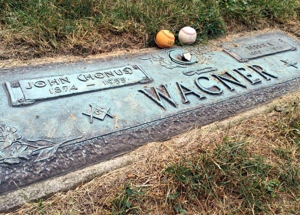 Honus Wagner's Grave, Baseball Hall of Famer, near Pittsburgh, Pennsylvania
