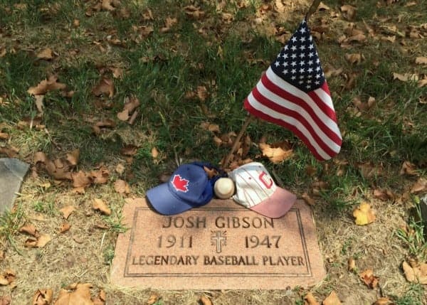 Josh Gibson's grave, Baseball Hall of Famer, near Pittsburgh, Pennsylvania