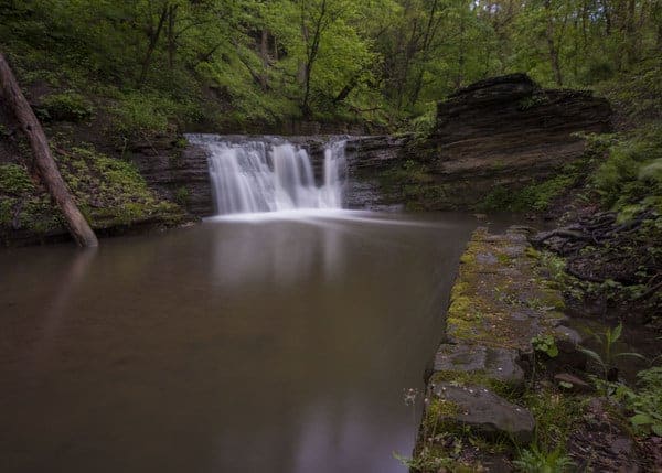 Upper East Park Falls in Connellsville, Pennsylvania