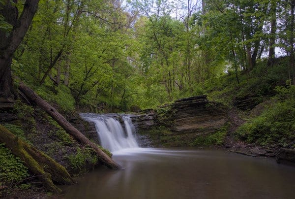 Visiting East Park Falls in Connellsville, PA