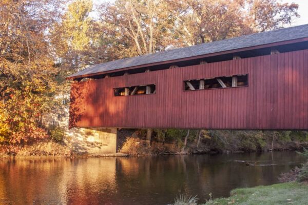 Bowmansdale Covered Bridge on the Messiah College campus