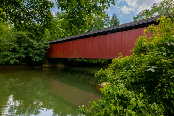 McGee's Mill crossing the river in Clearfield County PA