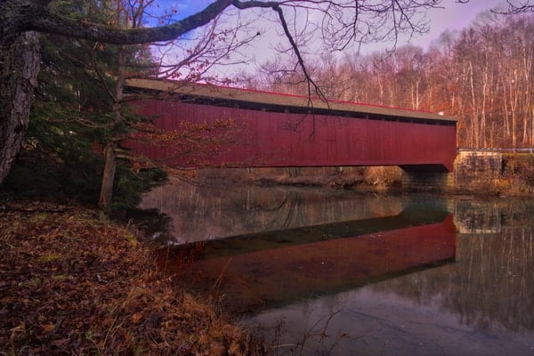 McGee's Mill Covered Bridge on Route 36