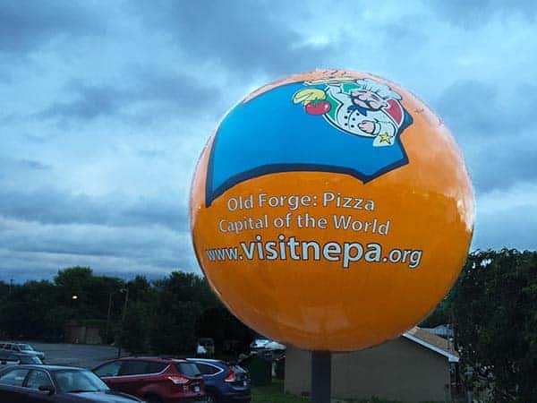 Old Forge, Pennsylvania, the Pizza Capital of the World.