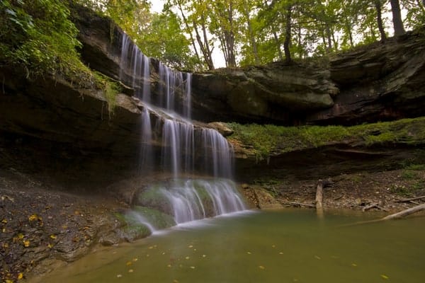 How to get to Quakertown Falls in Lawrence County, Pennsylvania