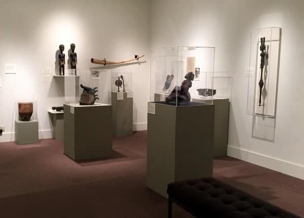African artifacts at the Everhart Museum in Scranton, Pennsylvania.