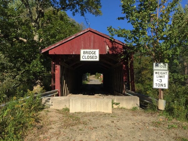 Waterford Covered Bridge in Erie County, Pennsylvania