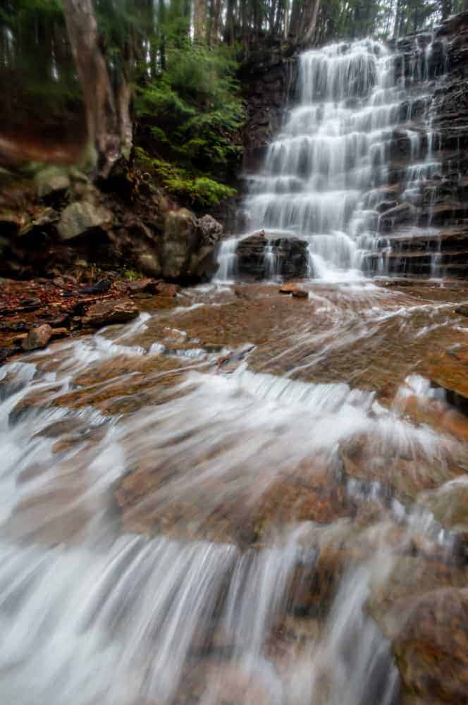 Pennsylvania Waterfalls Visiting Buttermilk Falls in Luzerne County