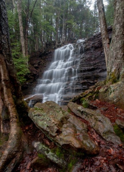 Buttermilk Waterfall in Luzerne County, PA