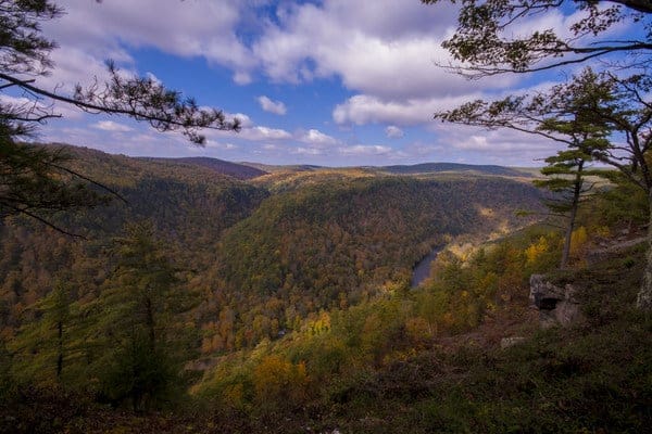 The Pennsylvania Grand Canyon from Leonard Harrison State Park.