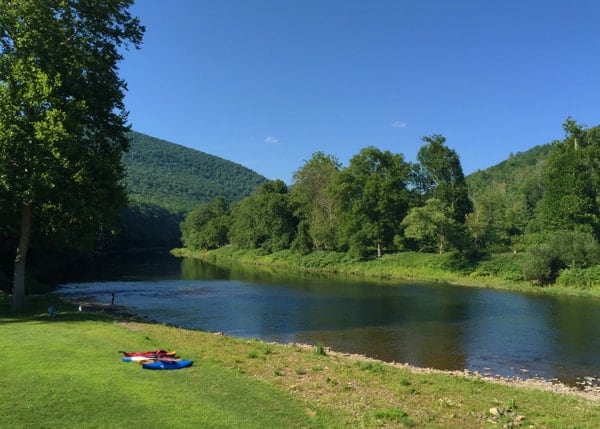 The lower Pine Creek Gorge at Slate Run in Lycoming County, PA.