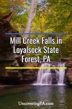 Mill Creek Falls in Loyalsock State Forest