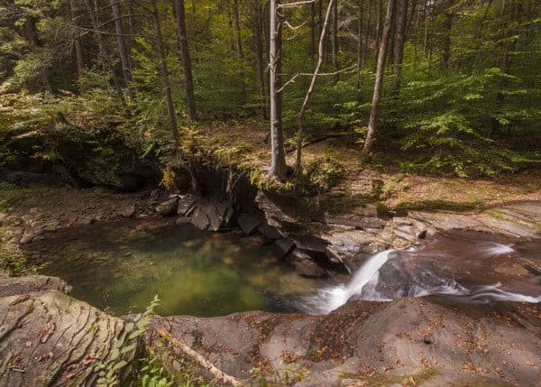 How to get to Mill Creek Falls in Loyalsock State Forest of Sullivan County, Pennsylvania