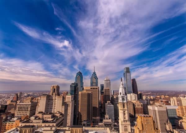 Best places to see Philadelphia's skyline: Loews Hotel