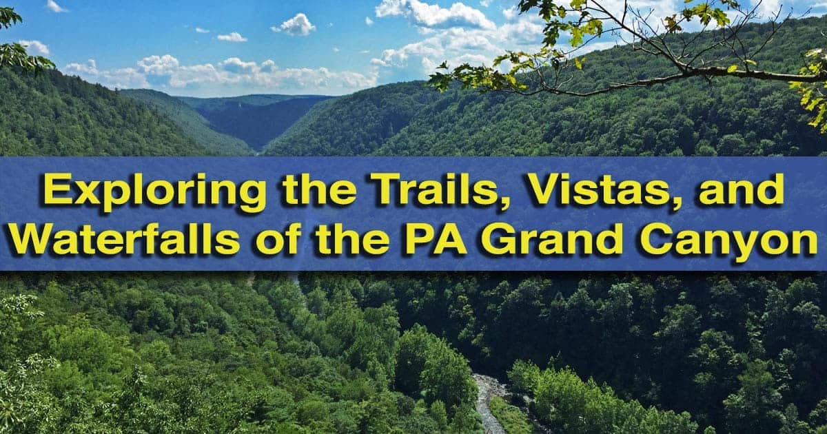 Exploring the Pennsylvania Grand Canyon's Trails, Vistas, and Waterfalls