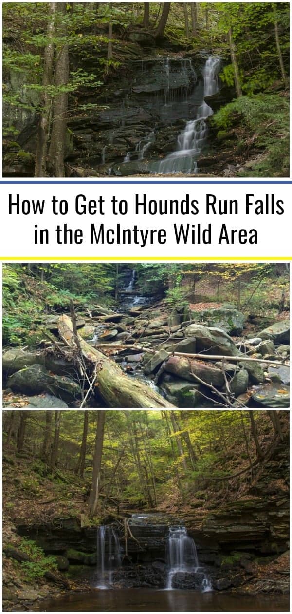 Pennsylvania Waterfalls How to Get to Hounds Run Falls in the McIntyre