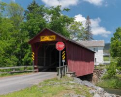 Visiting Logan Mills Covered Bridge in Clinton County, Pennsylvania