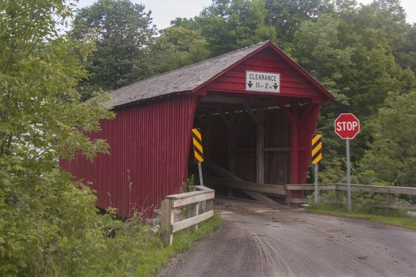 Logan Mills Covered Bridge in Loganton, Pennsylvania