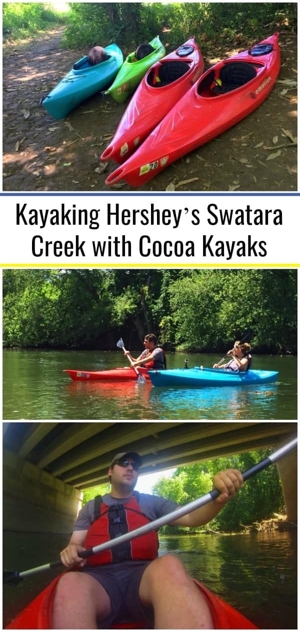 Kayaking Hershey's Swatara Creek with Cocoa Kayaks Uncovering PA