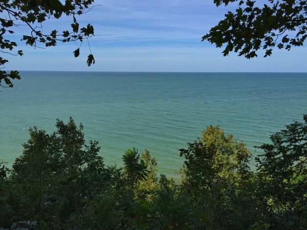 Lake Erie from Erie Bluffs State Park.