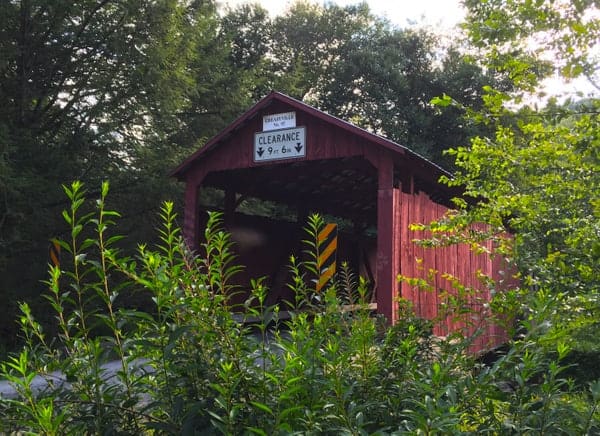 How to get to Creasyville Covered Bridge in Columbia County, Pennsylvania
