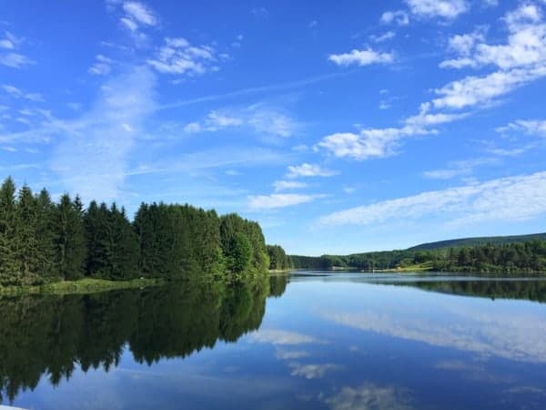 Hills Creek Lake in Hills Creek State Park, Pennsylvania