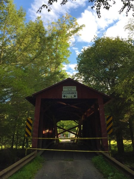 How to get to Jud Christian Covered Bridge in Columbia County, Pennsylvania