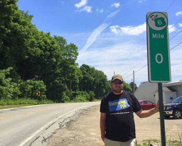 Pennsylvania Route 6 Mile Marker 0