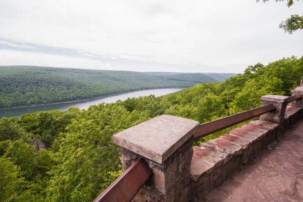 View from Rimrock Overlook in Warren, PA.