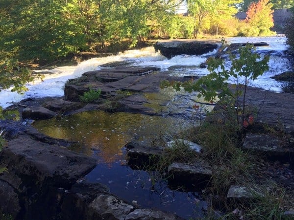 Shohola Falls in Pike County, Pennsylvania
