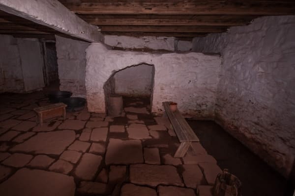 Cellar at the Daniel Boone Homestead in Birdsboro, Pennsylvania.