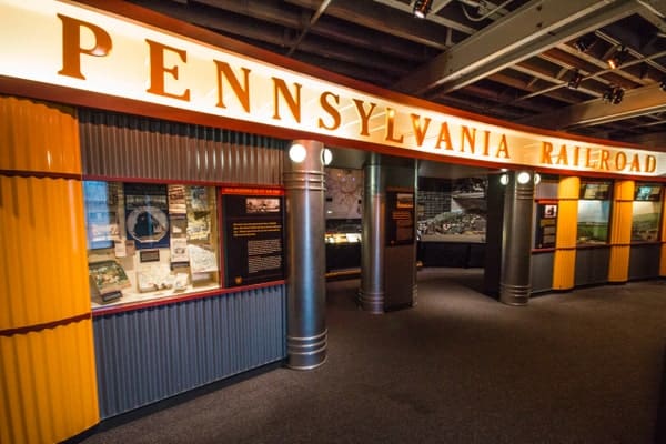 The Pennsylvania Railroad at the Railroaders Memorial Museum in Altoona, PA.