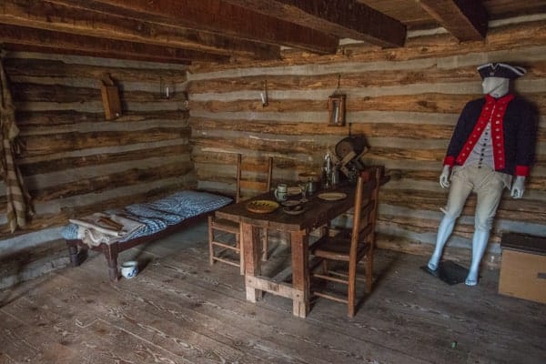 Cabin at Fort Roberdeau in Altoona, PA
