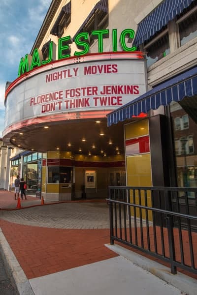 The Majestic Theater in downtown Gettysburg, Pennsylvania