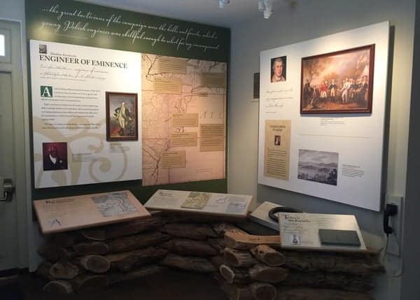 Inside the Thaddeus Kosciuszko National Memorial in Philadelphia, Pennsylvania