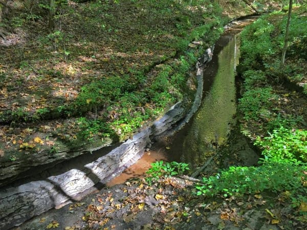 Hell Run flume in McConnells Mill State Park