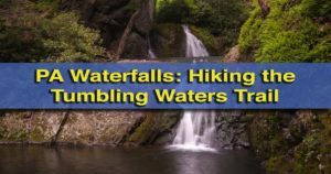 Hiking the Tumbling Waters Trail at the Pocono Environmental Education Center in the Delaware Water Gap