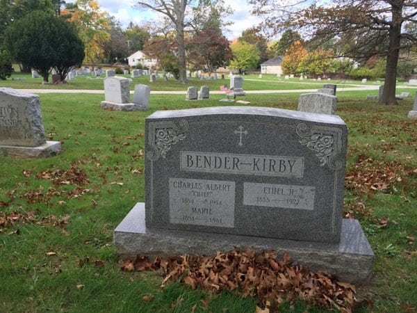 Harry Kalas gravesite- Laurel Hill Cemetery- pinned by Wilkinson