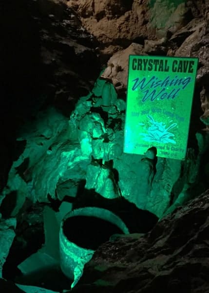 Inside Crystal Cave in Kutztown, PA.