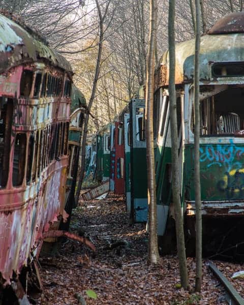 Visiting the Abandoned Trolley Graveyard near Johnstown, Pennsylvania